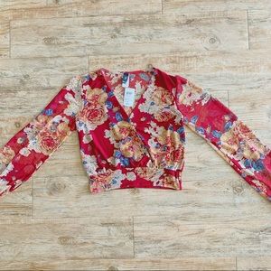 Windsor Burgundy Floral Blouse